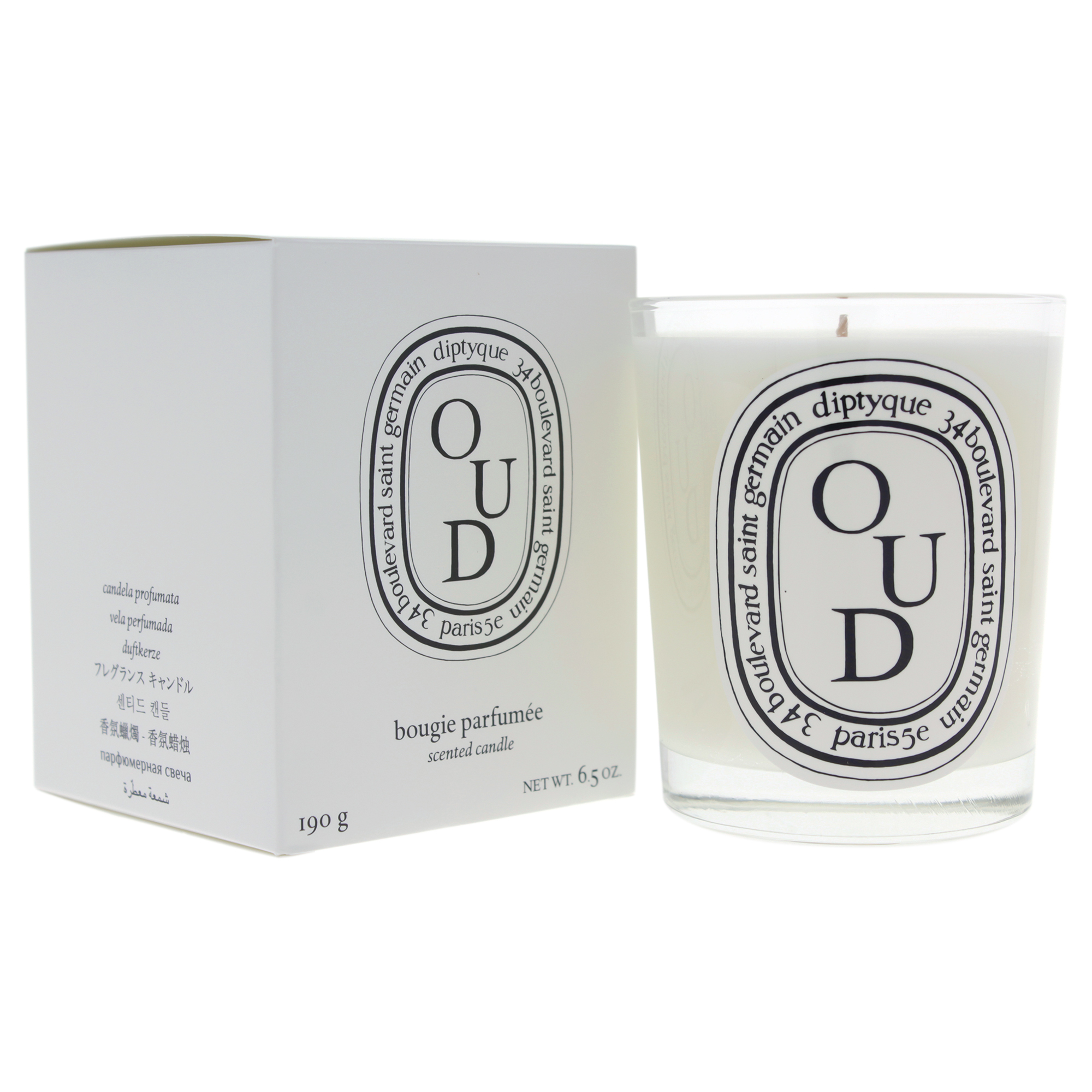 Oud Scented Candle by for Unisex 6.5 oz Candle