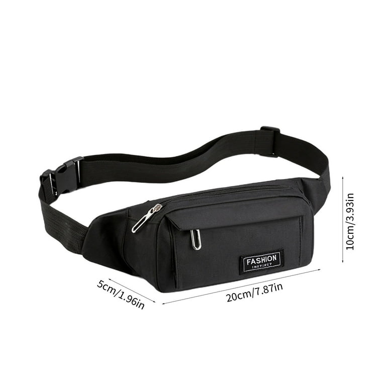 Matoen Mini Crossbody Sling Bag Chest Bag Dual Pocket Water Resistant Fanny Pack Running Phone Holder for Men Women Workout Travelling