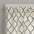 thumbnail image 3 of Curtainworks Morocco Scallop Valance Black, Indoor, 100% Polyester, 58"W x 14"L, 1 Piece, Adult, 3 of 5