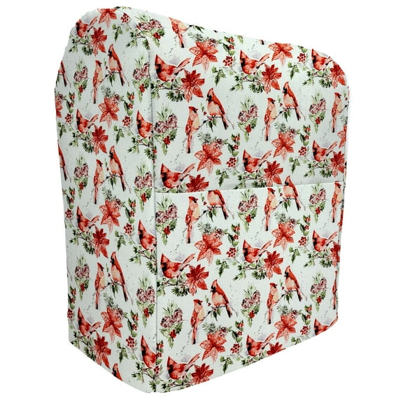 Winter Cardinals Cover Compatible with Kitchenaid Stand Mixer by Penny's Needful Things (4.5qt / 5qt Tilt Head)