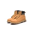 thumbnail image 3 of UKAP Men Slip Resistant Puncture-proof Safety Boot Working Anti-collision Leather Industrial Shoes Mid Top Yellow 9, 3 of 9