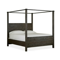 Magnussen Abington Queen Poster Bed in Weathered Charcoal