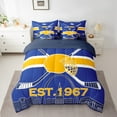 thumbnail image 2 of Hockey 7 Piece Bedding Sets Winter Sports Comforter Bed in a Bag Ice Hockey Printed Quilt with Sheet Set, Teen Bedroom Decor,Twin 7Pcs,Saint Louis, 2 of 5