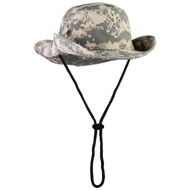 Boonie Bucket Hat Cap 100% Cotton Fishing Military Hunting Safari