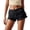 Black, variant on Yoga Shorts Women Casual Cute Ruffle Lace Pumpkin Boy Layered Petti Plus Size Shorts for Women,Black,M