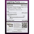 thumbnail image 2 of Philips 423756 14.5-Watt (75-Watt) BR40 LED Indoor Flood Light Bulb, Dimmable, 2 of 7