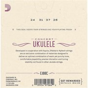 D'Addario EJ88C Nyltech Ukulele Strings, Concert