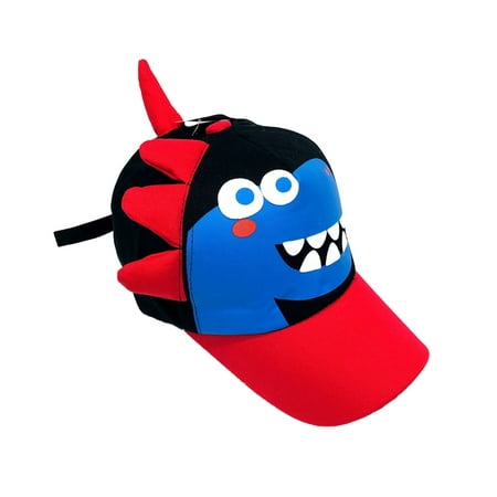 

AOMPMSDX Kids Hats Caps Cartoon Dinosaur Boys Baseball Summer Girls Trucker Sun Children Hat