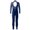 Navy Blue, variant on renvena Girls Kids Sparkle Long Sleeve Unitard Boys One Piece Athletics Gymnastic Bodysuit Team Uniform Costume