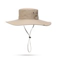 thumbnail image 1 of Sombrero de pescador con sombrilla de poliéster para hombre y mujer, gorro de ala grande impermeable resistente al desgaste para exteriores, 62cm de circunferencia, 1 of 5