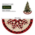 thumbnail image 3 of Christmas Tree Skirt Christmas Tree Collar for Christmas Holiday Decorations Indoor Outdoor Christmas Tree Ornament Christmas Tree Mat(Red9), 3 of 7