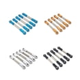 thumbnail image 3 of fastboy 5 Pieces 1/10 Scale RC Car Steering Linkages Model Vehicle Pull Rods Toy Repair Upgrade Modified Replacement for JLB JR Gold, 3 of 6