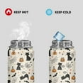 thumbnail image 2 of SEANATIVE Halloween Insulated Water Bottle 18oz Stainless Steel Vacuum Metal Sports Water Bottle Black Cat Water Bottles Suitable for Work School Gym Travelling, 2 of 7