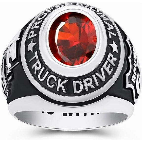 Customizable Class Rings Fully Personalized Class Rings for Men Gold Plated Class Rings 925 Sterling Silver Rings Men's Class Rings Class Rings for Men High School Size 5-15 Men's School Ring