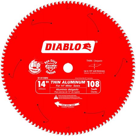 UPC: 0008925138884 | Diablo 14 in. D X 1 in. TiCo Hi-Density Carbide Circular Saw Blade 108 teeth 1 pk
