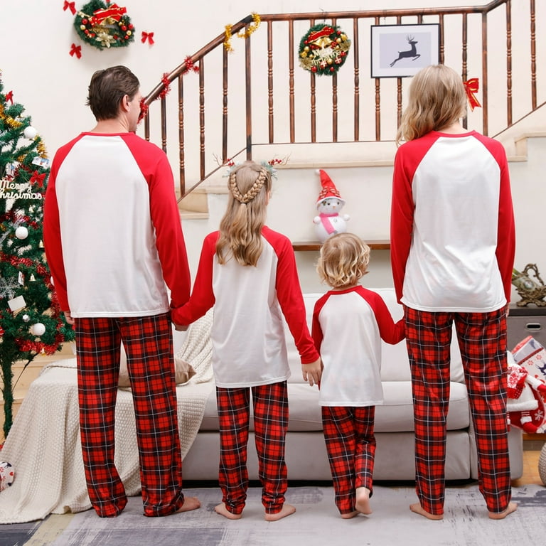 Baozhu Family Holiday Matching Pajamas Sets Matching Christmas Pajamas For Couple Bf and Gf