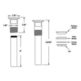 thumbnail image 6 of Keeney TruDrain 1-1/4 in. Open Grid Bathroom Sink Drain without Overflow, Polished Chrome, 6 of 11
