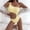 Yellow, variant on asdoklhq Swimsuits for Women 2026 Solid Color Textured Fabric Hollow Out One Swimsuit Bikini Belly Covering Shoulder Women's Swimsuit Pink M