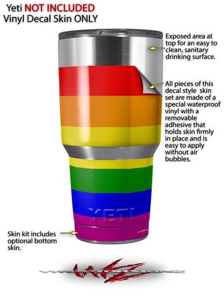rainbow yeti cup
