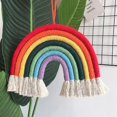 thumbnail image 2 of Decoración colgante de arco iris YONGSHENG tejido a mano para cuarto de niños, 2 of 5