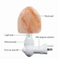 thumbnail image 5 of XZKING Himalayan Natural Salt Lamp Night Light Plug in, 360 Degree Rotatable Wall Plug with 2 Bulbs for Bathroom Bedroom,1 Pack, 5 of 10