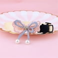 thumbnail image 3 of Visland Cat Collar with Bow Tie and faux pearls ,Princess Style, Kitty Adjustable Collars for Cats or Small Dogs, 3 of 8