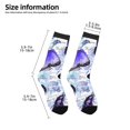 thumbnail image 2 of Rocae Butterflies for Girls Boys Crew Socks,Children's Socks, Kids Socks, Toddler Socks: Daily Wear with Kids School Uniform, 2 of 5