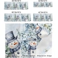 thumbnail image 5 of Green Eucalyptus Leaves Curtain Valance for Kitchen Windows,Idyllic Plant Seamless Rod Pocket Valances Window Toppers,Watercolor Leaf Botanical Short Curtains for Bathroom Bedroom 54x18in, 5 of 6