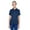 Dark Navy, variant on Harriton M345W Women's Advantage Snag Protection Plus IL Snap Placket Polo-Dark Charcoal-XS