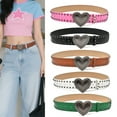 thumbnail image 2 of Stylish Women's Punk Wide Belt with Rivets Stylish Fashion Waist Accessory for Completing Your Jeans Styling, 2 of 8