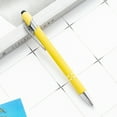 thumbnail image 6 of 7Pcs Retractable Ball Point Pen Medium Point Smooth Writing Black Ink Metal Pen, 6 of 21