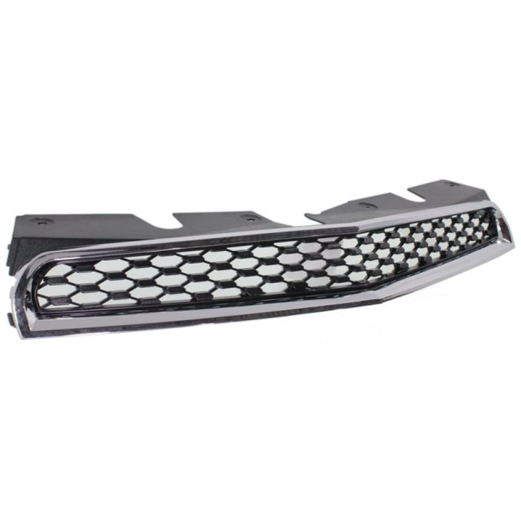 For Chevy Equinox Grille Assembly 2010 11 12 13 14 2015 | Chrome Shell w/ Painted Black Insert | Plastic | GM1200622 | 25798744