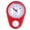Red, variant on LAZIOEGR 9 Inch Kitchen Timer Wall Clock Multifunction Innovative Precise Time Silent Operation Quartz Clock for Home Kitchen White