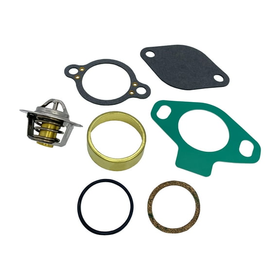 Thermostat Kit with Sleeve Replacement For MerCruiser Quicksilver V6 and V8 Engines 4.3, 5.0, 5.7, 7.4, 8.2L - 18-3668, 23-47508T, 807252Q4