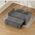 thumbnail image 2 of Jopath 3 in 1 Convertible Sofa Bed,Sleeper Sofa with Pull Out Bed,Loveseat Couch with Adjsutable Backrest for Living Room,Apartment,Gray, 2 of 7