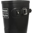 thumbnail image 5 of Dress with Style Women Short Rubber Rain Boots (9, Black), 5 of 5