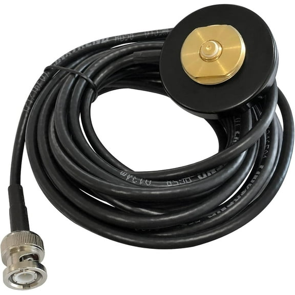 NMO Magnetic Mount Base with BNC Plug Connector 17ft RG-58 Coaxial Cable Car Bus Taxi Mobile Radio Antenna