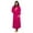 Fuchsia, variant on 100% Turkish Cotton Men and Women Premium Terry Kimono Bathrobe Made in Turkey (White, One Size)