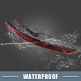 thumbnail image 5 of 1 Pair Rear Bumper Reflector Fog Brake Tail Turn Signal Light Red Yellow LED for Hyundai Elantra 17-20, 5 of 6
