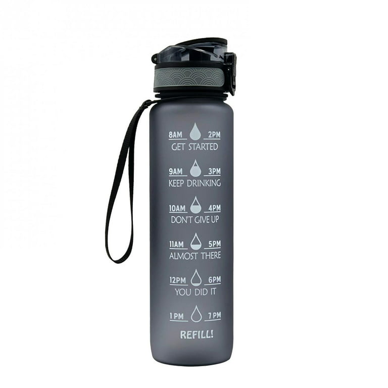 Water Bottle Tracker - Hourly Water Intake Water Bottle-Custom