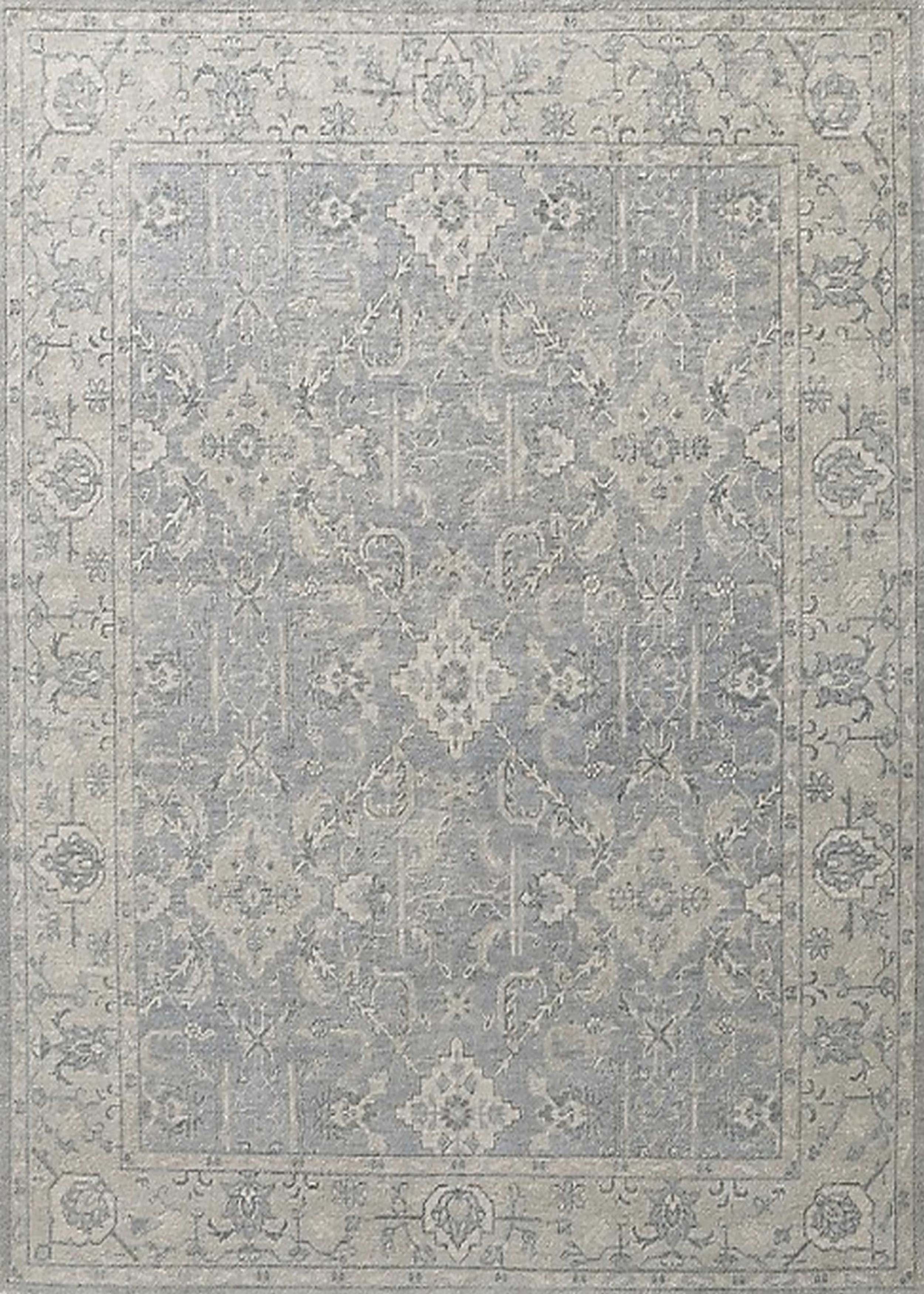 Ahgly Company Indoor Rectangle MidCentury Modern Pale Silver Gray