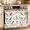 Multi, variant on Spring Bird Oven Skirt Curtain 32"Wx24"L,Waterproof Ruffled Stove Cover Skirt with 8 Ribbon Ties,Colored Leaf Branch Painting Watercolor Decorative Oven Door Curtains for Kitchen Cabinet Storage