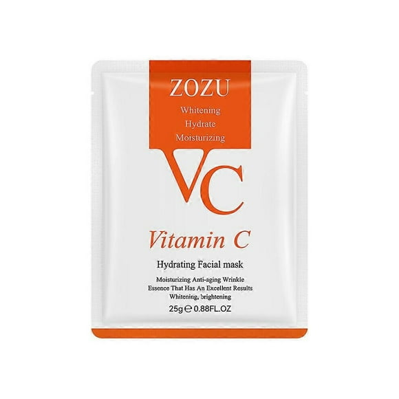 VC facial mask Vitamin C essence facial mask, facial mask moisturizing, brightening, moisturizing and pulling vc facial mask