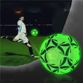 thumbnail image 2 of Greeniant Fútbol reflectante noche brillante interior oficial luminoso Soccers PU resistente a los deslizamientos fluorescente pelotas de entrenamiento Ropa Deportiva, Zapatos Greeniant OD014095-00, 2 of 6