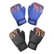 thumbnail image 2 of Guantes de boxeo para niñas y niños, 2 pares de guantes de boxeo de entrenamiento para niños, guantes de sparring Negro y azul, 2 of 9