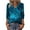 Blue, variant on Womens Tops Long Sleeve Tops Casual V Neck Tshirts Basics Tee 95% Polyester 5% Spandex Soft Stretchy Breathable Comfortable L Sweaters For Women