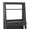 thumbnail image 2 of Benjara 60 Inch Modern Console Sideboard Desk, 2 Shelves, Wood, Distressed Grey, 2 of 5