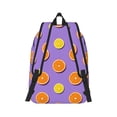 thumbnail image 2 of Yiaed Yellow Lemon And Orange Print Backpack, Premium Laptop Backpack, Travel Backpack for Women, Lightweight Backpacks, Comfortable Back Pack-Small, 2 of 7