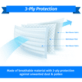 thumbnail image 3 of Reli. Face Masks (50 Masks) Blue, Ear loop, Breathable, 3 PLY, 3 of 8