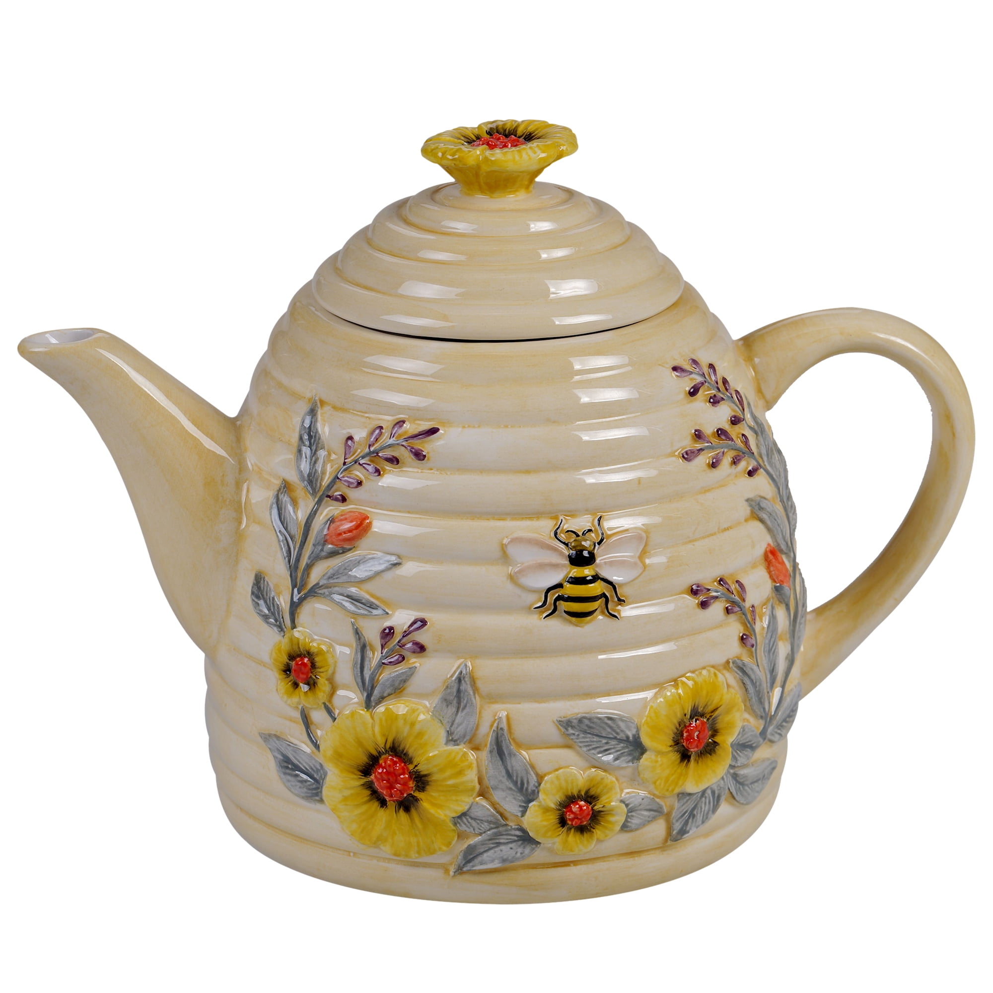 Bee Sweet 3D Beehive Teapot